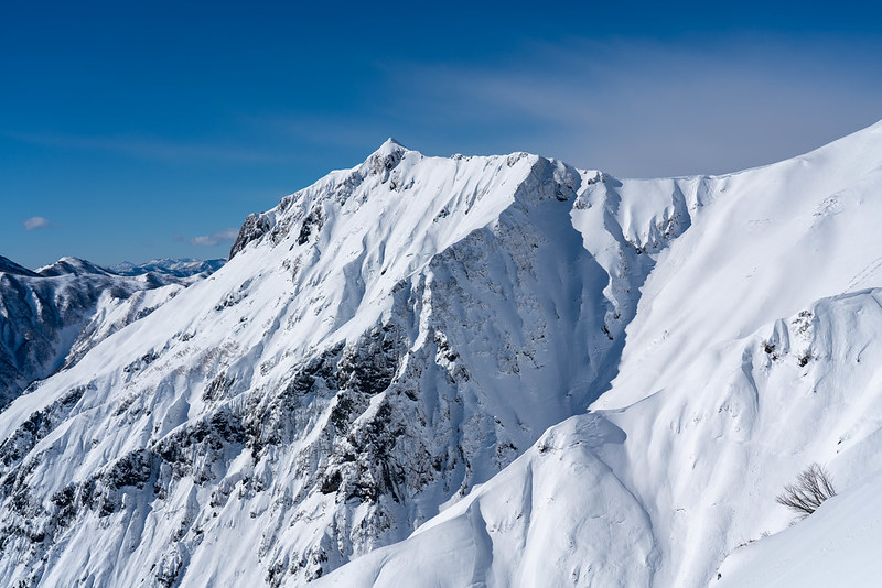 谷川岳の雪山登山