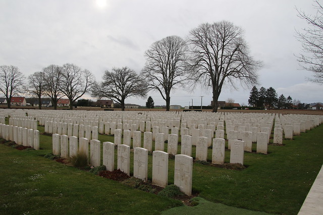 Delville Wood Cemetery, Longueval, France.