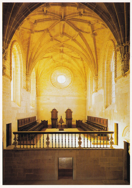 Convent of Christ. Nave and high choir of the Church's high choir