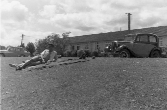 1937 Morris 8 parked Ardmore Teachers College 11 11 1962