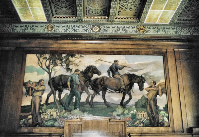 Indianapolis Indiana - Murals inside the State House
