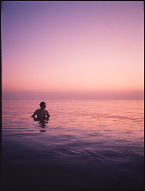 Sunset Swimming