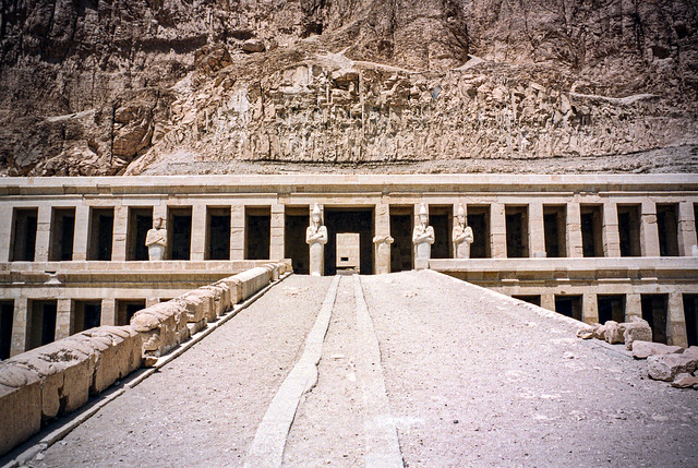 Tomb of Hatshepsut, female pharaoh, entrance