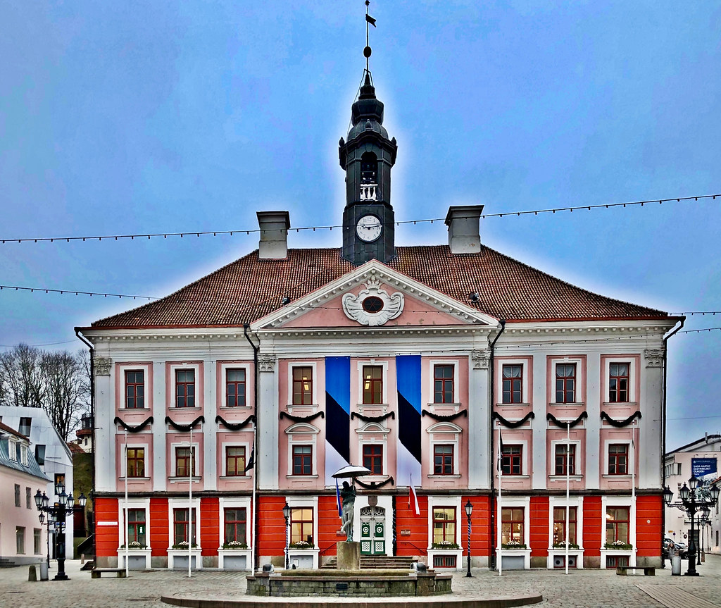 Townhall in Tartu Estonia