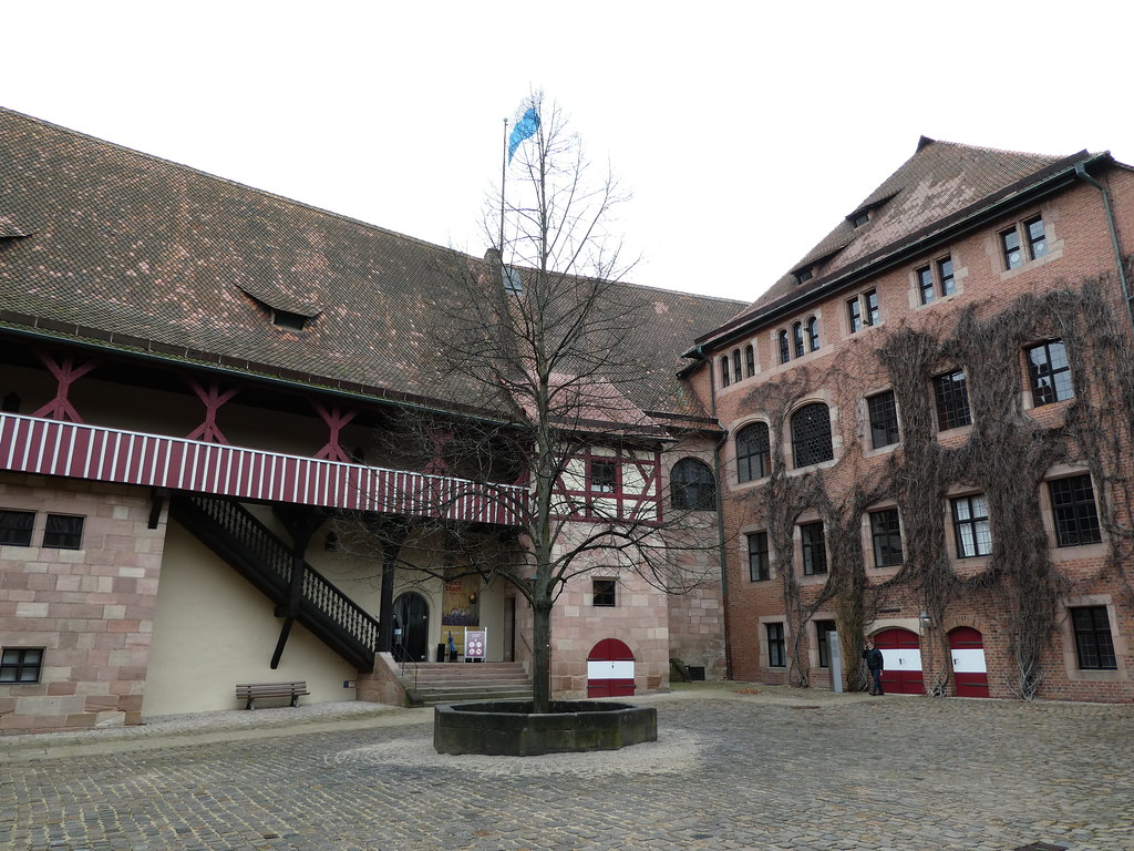 Courtyard inside Nuremberg Imperial Castle