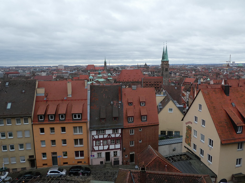 Views from Nuremberg's Imperial Castle ramparts