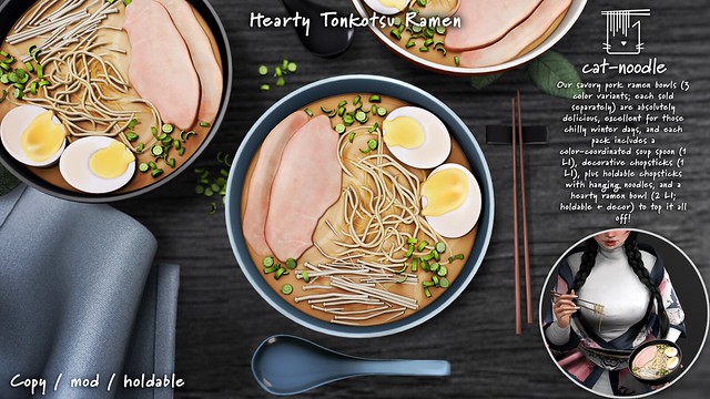 [Cat-Noodle] Hearty Tonkotsu Ramen @ LEVEL! #New