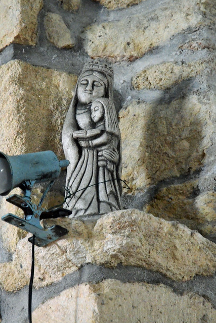 2021.07.03.021 BRETAGNE - Morbihan  - SAINT-PIERRE-de-QUIBERON - Notre-Dame-de-Lotivy - Vierge à l'Enfant