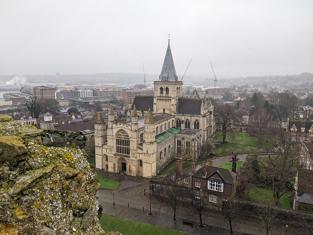 Rochester Cathedral from the castle.