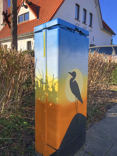 Street art project Tour Elentrik in Heverlee by Treepack