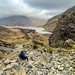 Looking out over Llyn Idwal to Pen Yr Ole Wen