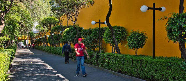 2021 - Mexico City - 143 - Colonia Polanco - Hotel Camino Real Compound Enclosure Wall