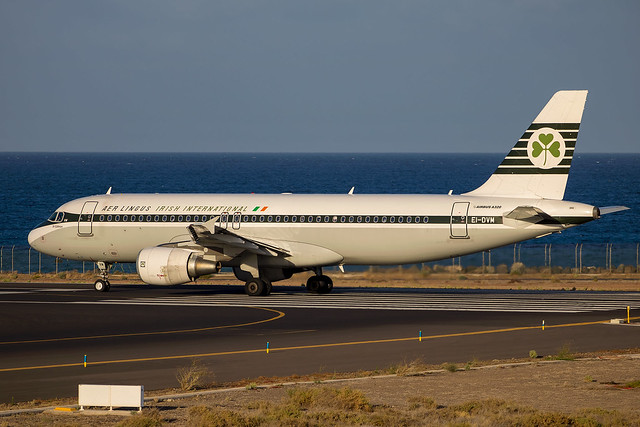 Aer Lingus - Airbus A320-214 EI-DVM @ Lanzarote