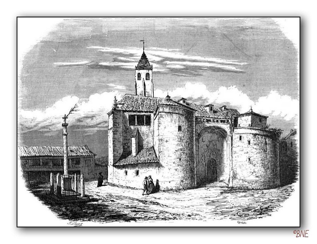 Iglesia de Torrelaguna y sitio donde estuvo la casa en que nació el cardenal Cisneros