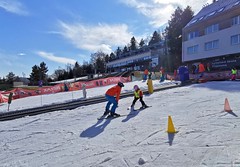 Dětský lyžařský park pod hotelem Monínec