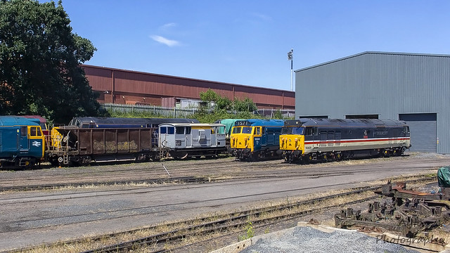 Various Loco's at Diesel Depot Severn Valley Railway  @ Kidderminster-8999