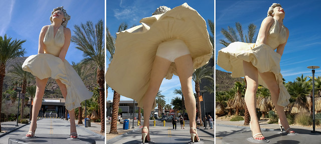 Marilyn, Palm Springs, Ca.(triptych)