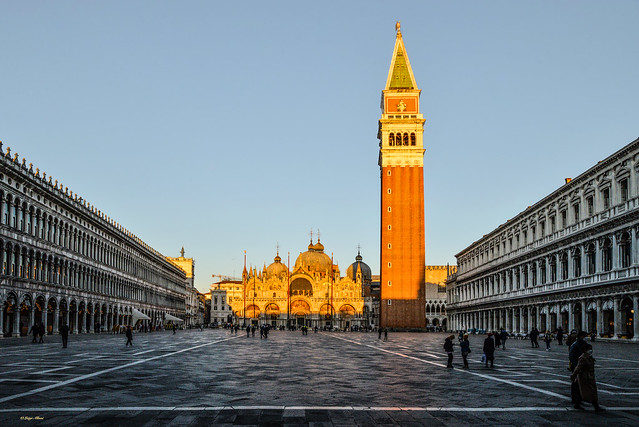 la Piazza e la Basilica di San Marco - Venezia