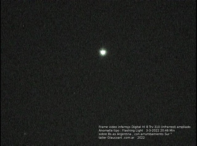 ufo flash anomalous light frame video digital hi8 Trv  3-3-2022