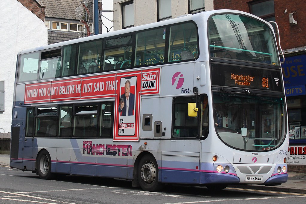 First Manchester Volvo B9TL/Wright Eclipse Gemini 37450 (M… | Flickr