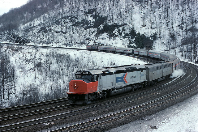 Amtrak 600, Horseshoe Curve, Altoona, PA