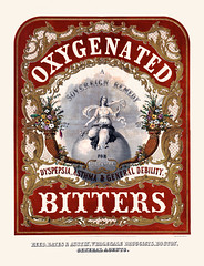 Oxygenated Bitters. A Sovereign Remedy for Fever & Ague, Dyspepsia, Asthma & General Debility, c. 1851.