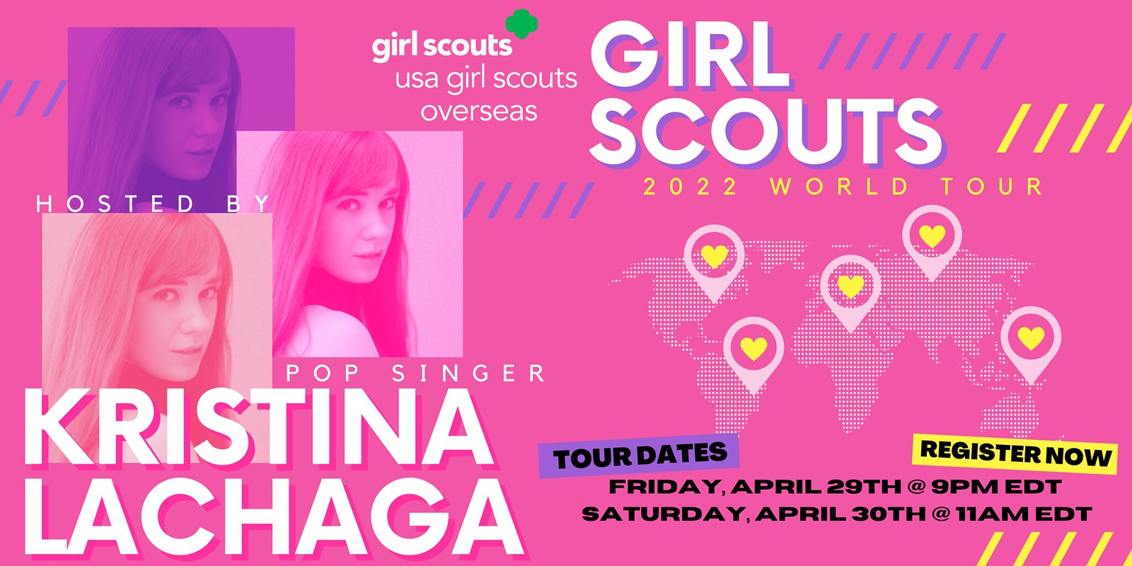 USA Girl Scouts Overseas' Girl Scout World Tour with Kristina Lachaga