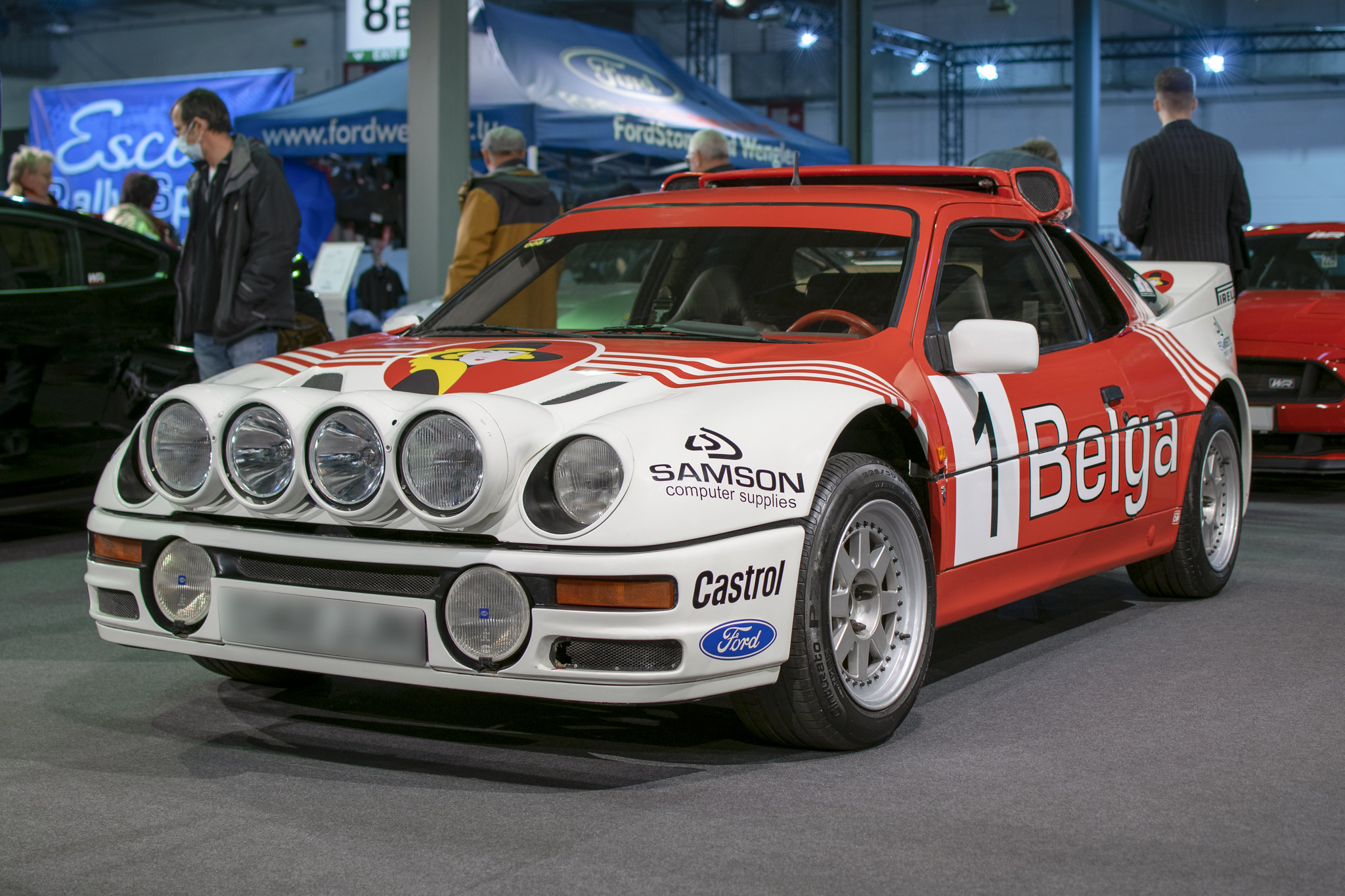 2021-11-21-International-Motor-Show-Luxembourg - Ford RS200 - Compétition