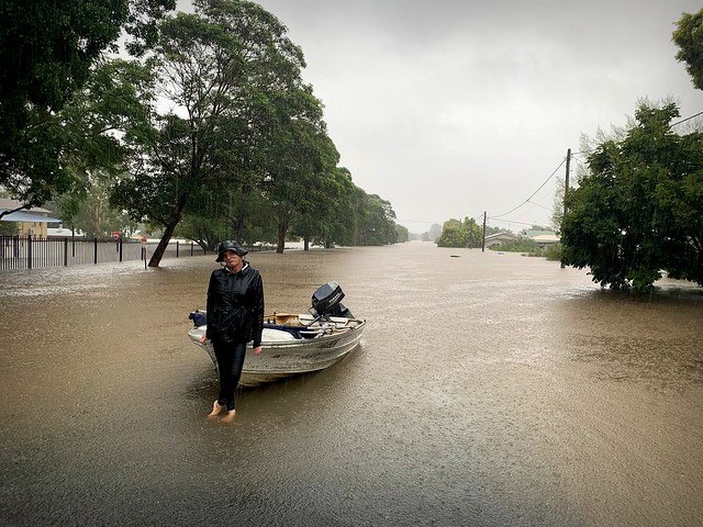 Lismore NSW AU, record flood 28/02/2022