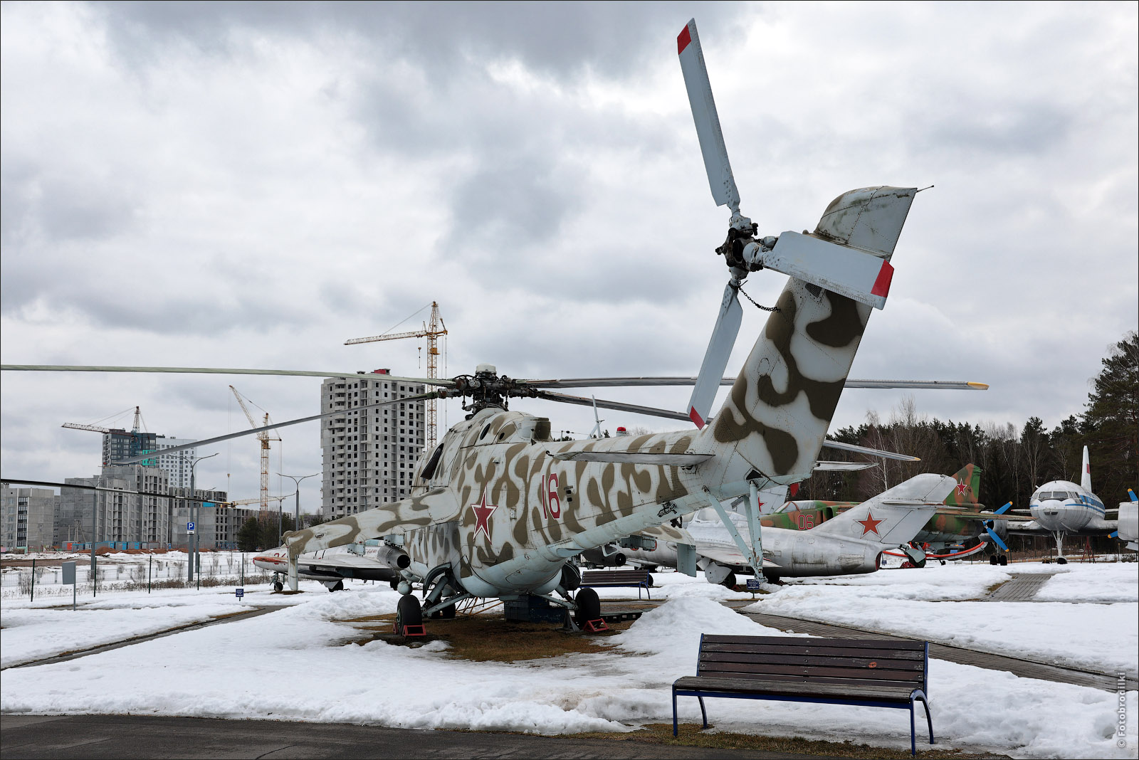 Вертолет Ми-24П, Боровая, Беларусь