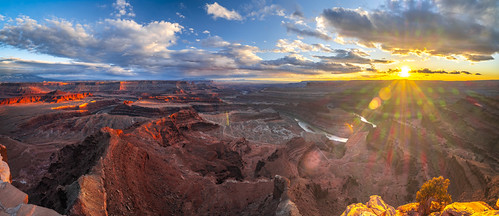 Dead Horse Point State Park Overlook Panorama Sunset Canyonlands National Park Utah Winter Fine Art Landscape Photography Fuji GFX100! Elliot McGucken Master Medium Format Nature Photographer Moab! Fu by 45SURF Hero's Odyssey Mythology Landscapes & Godde, Dead Horse Point State Park Overlook Panorama Sunset Canyonlands National Park Utah Winter Fine Art