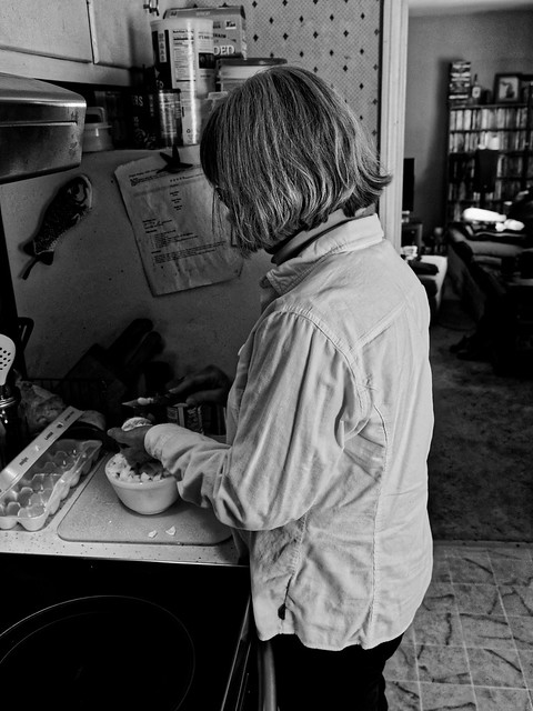 Joan Making Egg Salad