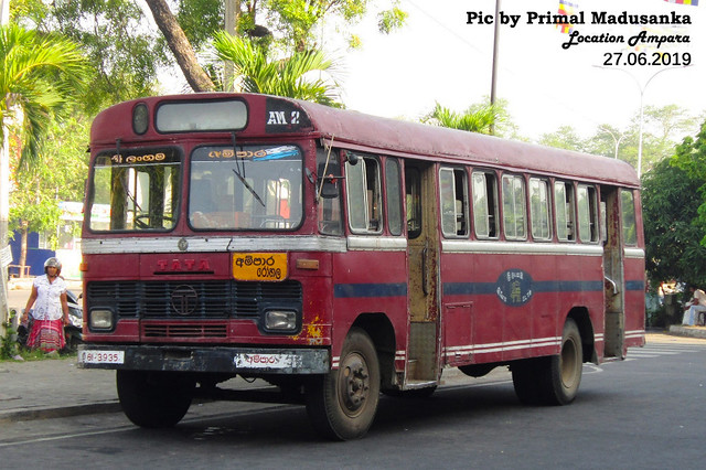 61-3935 Ampara Depot Tata - LP 1210/52 B type bus at Ampara in 27.06.2019