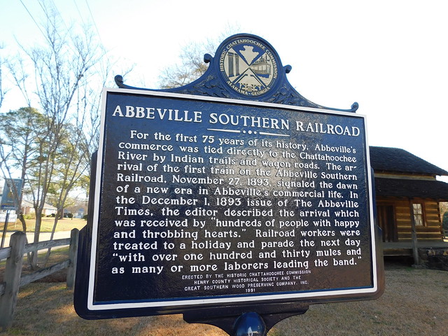 Abbeville Southern Railroad Historic Marker