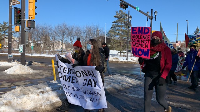 International Women's Day March - Edmonton