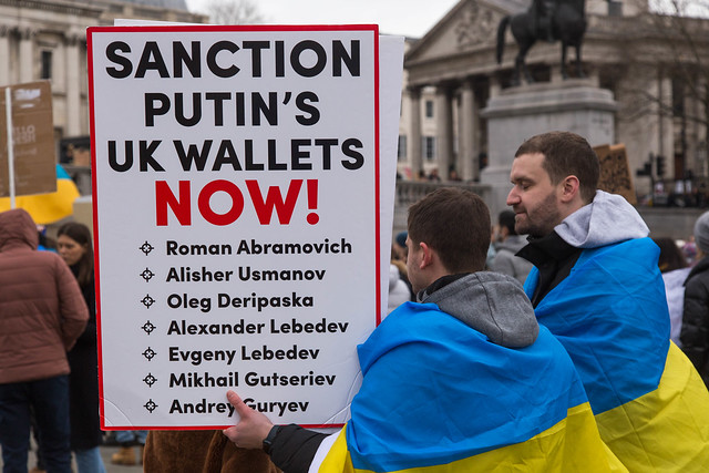 Sanction Putin's UK wallets now!