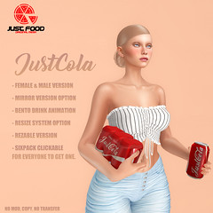 JustCola Soda Cans