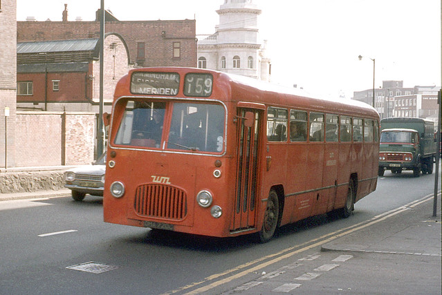 West Midlands PTE . 5720 DHA720C . Digbeth , Birmingham .  March-1974