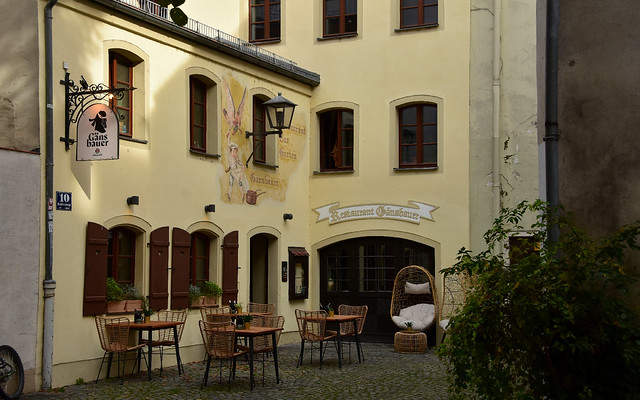Regensburg: Restaurant Gänsbaur