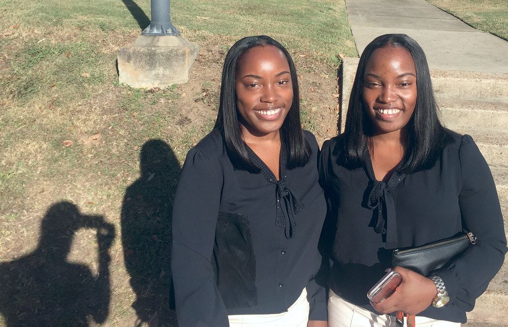 Twin Sisters Seen on FAMU's Campus