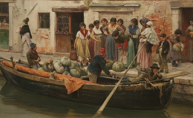 Pumpkin Sellers in Chioggia