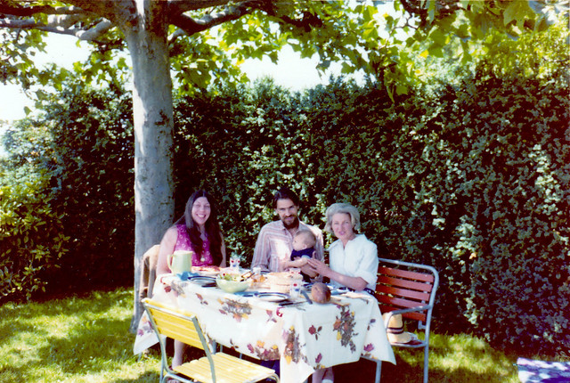 Walford, Maria, John, Sam, & my Mother, Le Dalay, Switzerland, 1974