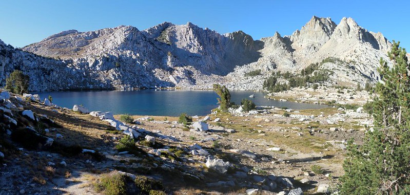 Chief Lake, just below Silver Pass on the John Muir Trail