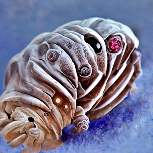 'a tardigrade by Cosmo Alexander' Disco Diffusion v5 Turbo Smooth