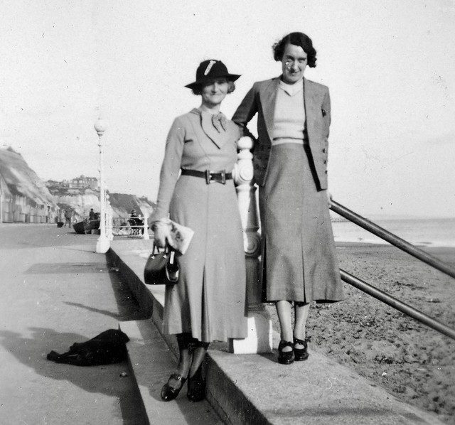 Ladies at the seafront