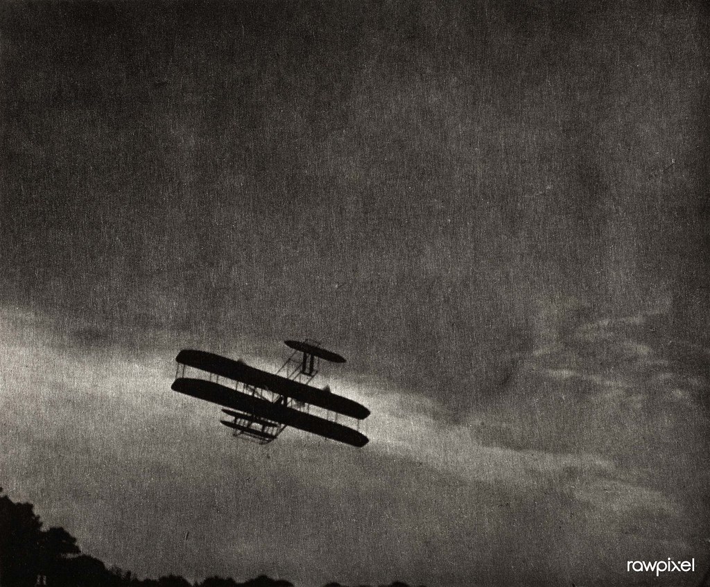 The Airplane (1911) photo in high resolution by Alfred Stieglitz. Original from the Los Angeles County Museum of Art. Digitally enhanced by rawpixel.