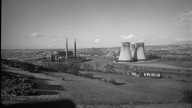 Stella North & South Power Stations, as viewed from Stella Haugh, Blaydon, Gateshead c. 1968
