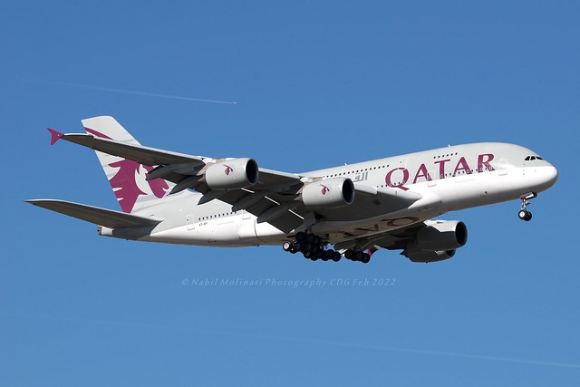Qatar Airways A7-API Airbus A380-861 cn/235 @ LFPG / CDG 26-02-2022