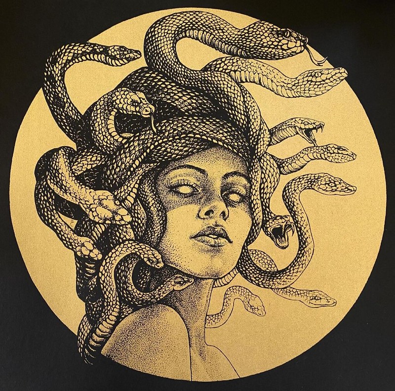 GORGON SISTERS  Sisters art, Sisters drawing, Medusa art