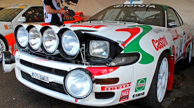 'Toyota Profiles'     Celica classic WRC rally/racecar,Goodwood 78th Members Meeting.